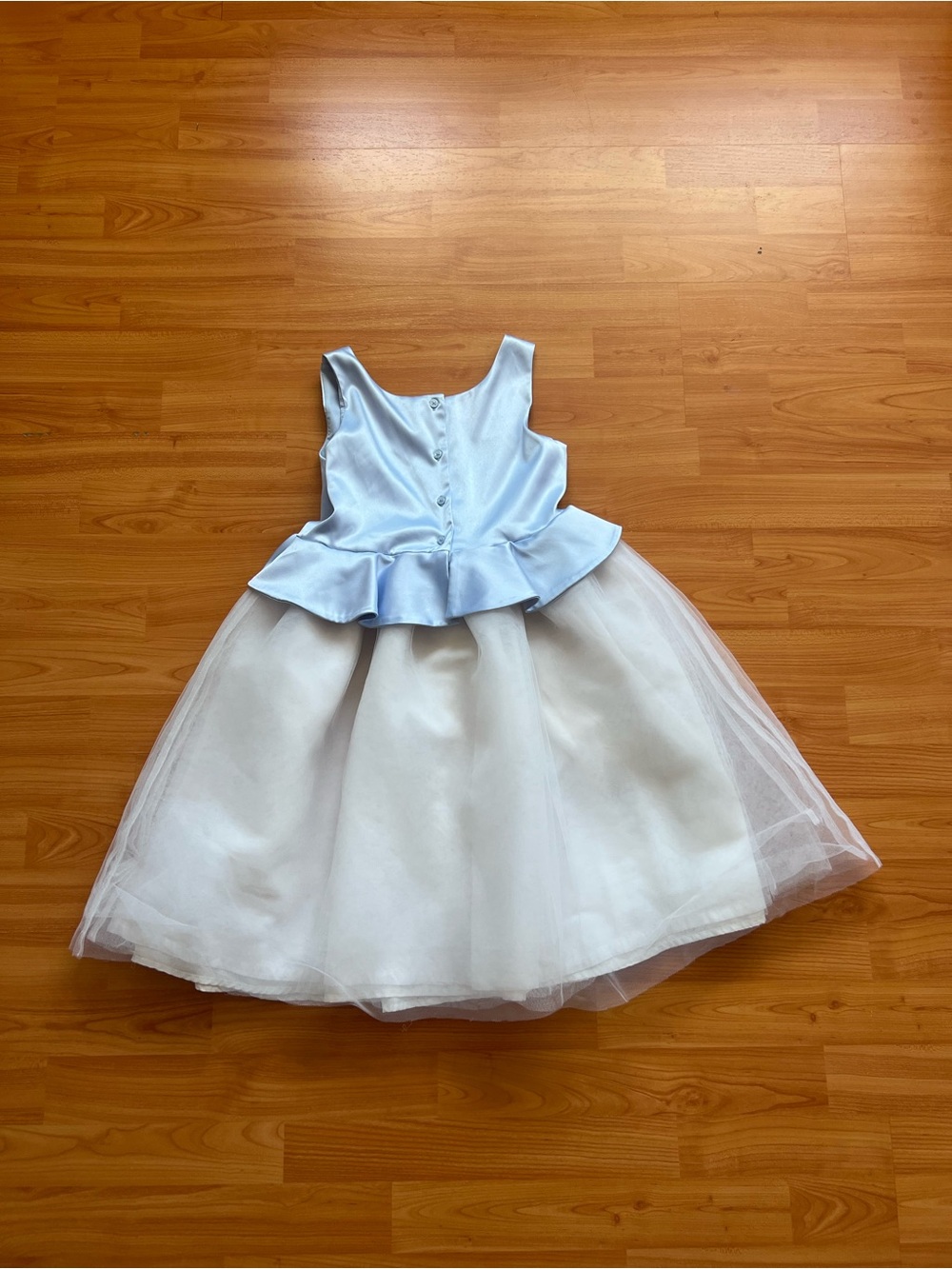 Janie and Jack x Disney Cinderella Satin and Tulle Dress - Picture 8 of 9